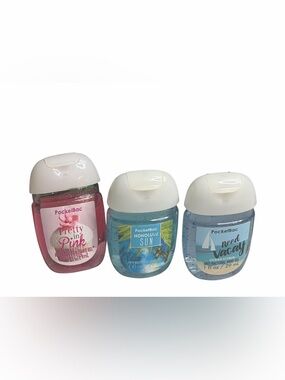 Bath & Body Works Retired Hand Sanitizer Pretty Pink, Honululu Sun/ Need vacay
